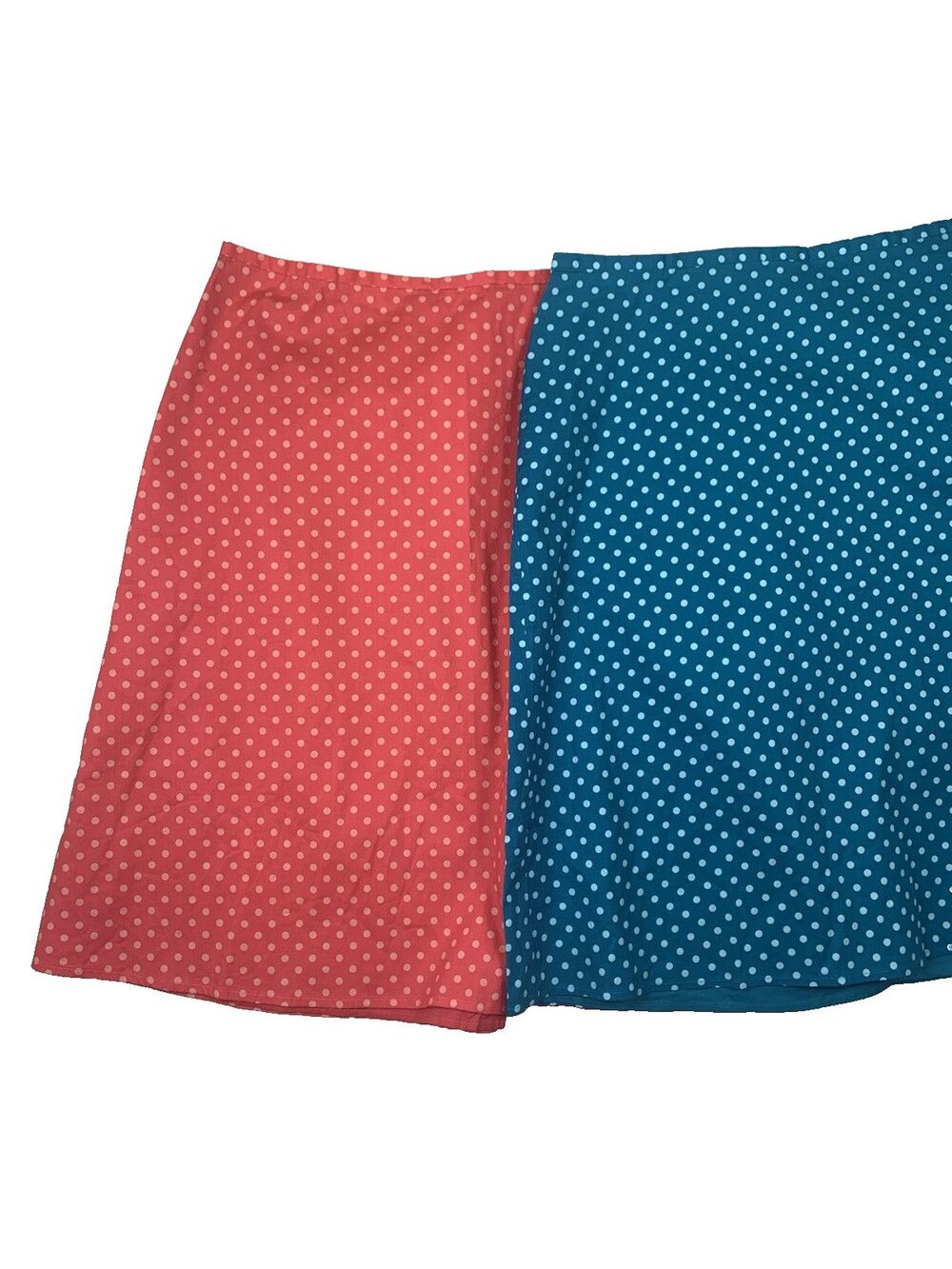 Lot of 2 NEW Y2K VTG 90s Polka Dot Axcess Liz Claiborne Skirts Size 16 Lined Zip